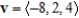 Find an equation of a plane passing through the given point and perpendicular to the given vector. Point:   Vector:   A)    B)    C)    D)    E)   
