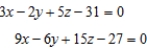 Find the distance between the planes given below.   A)    B)    C)    D)    E)   