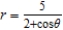 Identify the graph for the polar equation   . A)    B)    C)    D)    E)   