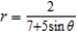 Find the eccentricity and distance from the pole to the directrix of the conic. Then sketch and identify the graph. Use a graphing utility to confirm your results. ​   ​ A)  eccentricity:   Distance from pole to directrix:   The graph is an ellipse. ​   B)  eccentricity:   Distance from pole to directrix:   The graph is a hyperbola. ​   C)  eccentricity:   Distance from pole to directrix:   The graph is a hyperbola. ​   D)  eccentricity:   Distance from pole to directrix:   The graph is an ellipse. ​   E)  eccentricity:   Distance from pole to directrix:   The graph is an ellipse. ​  