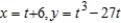 Find all points (if any)  of horizontal and vertical tangency to the curve   . A)  horizontal tangents:   , vertical tangent: none B)  horizontal tangent: none, vertical tangents:   C)  horizontal tangents:   , vertical tangent: none D)  horizontal tangent: none, vertical tangents:   E)  horizontal tangent: none, vertical tangent: none