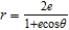 Identify the conic for the polar equation   when   . A)  ellipse B)  parabola C)  hyperbola