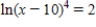 Solve the following equation for x. ​   ​ A)    B)    C)    D)    E)  no solution