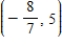 Find the coordinates of a second point on the graph of a function f if the given point   is on the graph and the function is even. ​ A)    B)    C)    D)    E)   