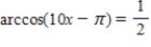 Solve the following equation for   . ​   ​ A)    B)    C)    D)    E)   