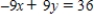 Write an equation of the line that passes through the given point and is parallel to the given line. Point Line ​     ​ A)    B)    C)    D)    E)   