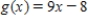 Use the functions   and   to find the function   . ​ A)    B)    C)    D)    E)   