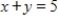 Write an equation of the line that passes through the point   and is perpendicular to the line   . ​ A)    B)    C)    D)    E)   