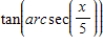 Write the following expression in algebraic form. ​   ​ A)    B)    C)    D)    E)   