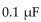 If a   capacitor and a   resistor are connected in series across 30   , how much voltage will the capacitor drop after charging for just one time constant? A) 25.9 V B) 19.0 V C) 29.4 V D) 28.5 V