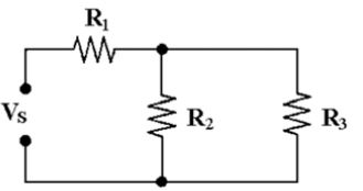   -R₁ is in series with R₃ in Figure 6-1.