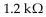 If   and   resistors are wired in series, the total resistance is  