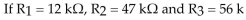 When 50 V is applied to four series resistors,   flows.     what is the value of   A)    B)    C)    D)   