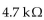 A   current flowing through a   resistor produces a ________ voltage drop. A) 18.8 V B) 1.18 V C) 53.2 V D) 1.18 mV