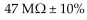 <strong>A resistor with yellow, violet, orange, and gold bands equals ________.</strong> A) B) C) D)