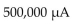 500 mA is equal to ________. A) 0.0005 kA B)    C) 0.5 Amps D) all of the above
