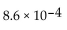 86,000 expressed in scientific notation equals ________. A)    B)    C)    D)   