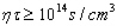 Assuming the Lawson criterion for the deuterium-tritium interaction,   , what is the minimum plasma ion density at 10<sup>8</sup> K? A) 10<sup>6</sup>/cm<sup>3</sup> B) 10<sup>22</sup>/cm<sup>3</sup> C) 10<sup>-6</sup>/cm<sup>3</sup> D) More information is needed.