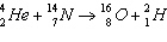 What is the Q value of the reaction   ? The mass of the alpha particle is 4.002 602 u, of the nitrogen is 14.003 074 u, of the oxygen is 15.994 915 u, and of the hydrogen is 2.014 102 u.(1 u = 931.5 MeV/c<sup>2</sup>)  A) -3.34 MeV B) 3.34 MeV C) -3.11 MeV D) 3.11 MeV