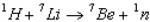 <strong>The Q value of the reaction   is -1.65 MeV.What is the threshold energy of this reaction? (Hint: Once the Q value is known, the relative mass numbers are precise enough to yield the result to 3 significant figures, actual masses not being needed).</strong> A)1.65 MeV B)1.89 MeV C)1.77 MeV D)1.41 MeV <div style=padding-top: 35px> 