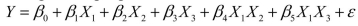 SCENARIO 18-6 A weight-loss clinic wants to use regression analysis to build a model for weight-loss of a client (measured in pounds) .Two variables thought to affect weight-loss are client's length of time on the weight loss program and time of session.These variables are described below: Y = Weight-loss (in pounds)    = Length of time in weight-loss program (in months)    = 1 if morning session, 0 if not   = 1 if afternoon session, 0 if not (Base level = evening session)  Data for 12 clients on a weight-loss program at the clinic were collected and used to fit the interaction model:   Partial output from Microsoft Excel follows:   -Referring to Scenario 18-6, what null hypothesis would you test to determine whether the slope of the linear relationship between weight-loss (Y) and time in the program (x₁) varies according to time of session? A)    B)    C)    D)   