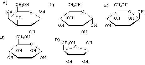 Which of the following is the anomer of β-d-glucopyranose?  <div style=padding-top: 35px> 