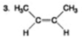 The following question is based on the 15 molecules illustrated in the figures.                               Which of the following molecules is a disaccharide? A)  1 and 4 B)  3 C)  6 D)  15 