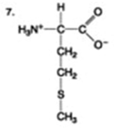The following question is based on the 15 molecules illustrated in the figures.                               Which of the following molecules is a disaccharide? A)  1 and 4 B)  3 C)  6 D)  15 