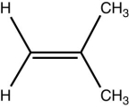 Which statement is true about the following molecule?   A)  It is a cis isomer. B)  It is a trans isomer. C)  It is cis in its vapor form and trans in its fluid form. D)  It is not an isomer. 