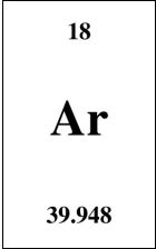   How many electrons are present in the +2 ionic form of the atom in the Periodic Table block shown in the figure? A)  18 B)  19 C)  22 D)  40 
