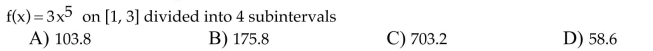 Use a ﬁnite sum to estimate the average value of the function on the given interval by partitioning the interval and evaluating the function at the midpoints of the subintervals.  <div style=padding-top: 35px> 