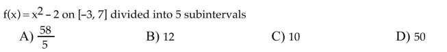 Use a ﬁnite sum to estimate the average value of the function on the given interval by partitioning the interval and evaluating the function at the midpoints of the subintervals.  <div style=padding-top: 35px> 