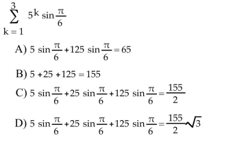 Write the sum without sigma notation and evaluate it.  <div style=padding-top: 35px> 