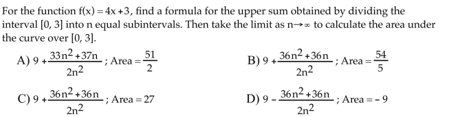 Find the formula and limit as requested.  <div style=padding-top: 35px> 