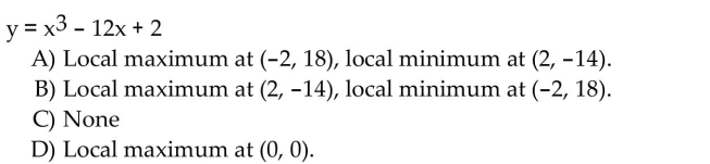Find the extreme values of the function and where they occur.