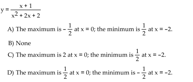 Find the extreme values of the function and where they occur.