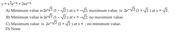 Find the extreme values of the function and where they occur.