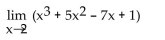 <strong>Find the limit.  </strong> A) 0 B) does not exist C) 29 D) 15 <div style=padding-top: 35px> 