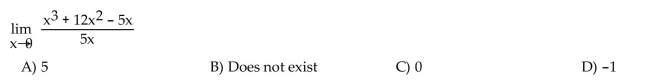 Find the limit, if it exists.  <div style=padding-top: 35px> 