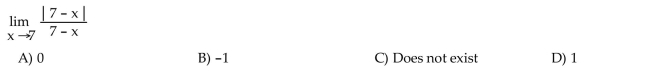 Find the limit, if it exists.  <div style=padding-top: 35px> 