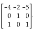 Provide an appropriate response. -Use Gauss-Jordan elimination, without introducing fractions, to find the inverse of rse of   .