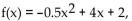 Solve the equation graphically to four decimal places. -Let   , find f(x)  = 11. A)  10.0000 B)  4.0000, 10.0000 C)  4.0000 D)  No solution