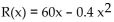 Solve the problem. -In economics, functions that involve revenue, cost and profit are used. Suppose R(x)  and C(x)  denote the total revenue and the total cost, respectively, of producing a new high-tech widget. The difference P(x)  = R(x)  - C(x)  Represents the total profit for producing x widgets. Given x widgets. Given   and C(x)  = 3x + 13, find the Equation for P(x) . A)    B)    C)  P(x)  = 3x + 13 D)   