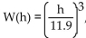 Solve the problem. -Assume that a person's critical weight W, defined as the weight above which the risk of death rises dramatically, is given by   , where W , where W is in pounds and h is the person's height in inches. Find the tcritical weight for a person who is 6 ft 11 in. tall. Round to the nearest tenth. A)  377.4 lb B)  221.5 lb C)  339.3 lb D)  212.4 lb