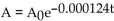 Solve the problem. -A carbon-14 dating test is performed on a fossil bone, and analysis finds that 15.5% of the original amount of carbon-14 is still present in the bone. Estimate the age of the fossil bone. (Recall that carbon-14 decays According to the equation   ) ) . A)  1,500 years B)  15, 000 years C)  15,035 years D)  150 years