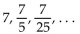 Provide an appropriate response. -Find the sum of the infinite geometric sequence (if it exists):  