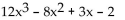 Provide an appropriate response. -Factor by grouping:  