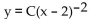 Use the given slope field to graph the particular solutions obtained by letting C = -2, -1, 0, 1, and 2 for the general solution shown. -   