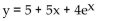 Use the given slope field to graph the particular solutions obtained by letting C = -2, -1, 0, 1, and 2 for the general solution shown. -  A)    B)    C)    D)   