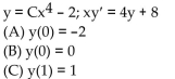 Use the general solution y of the differential equation to find a particular solution that satisfies the indicated initial condition. - 